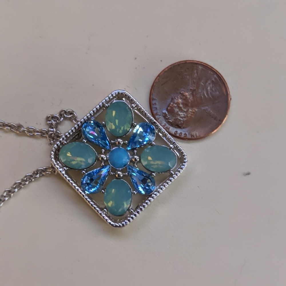 Touchstone Crescent Moon Galaxy Necklace